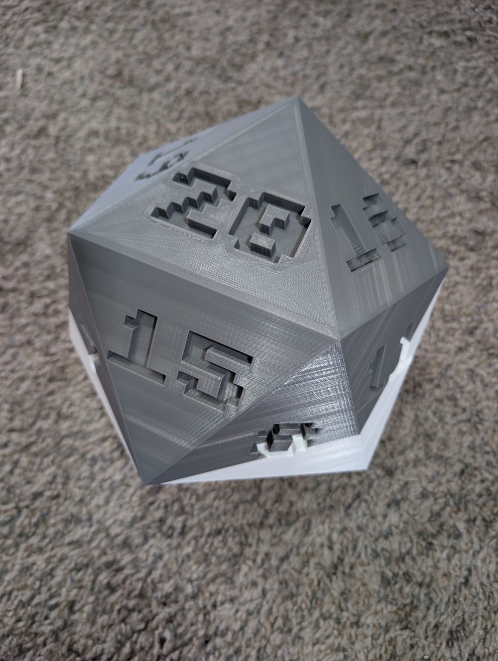 3-D D20 Die